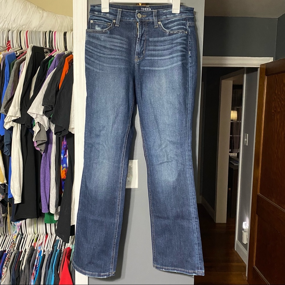 High Rise Boot Cut Jeans